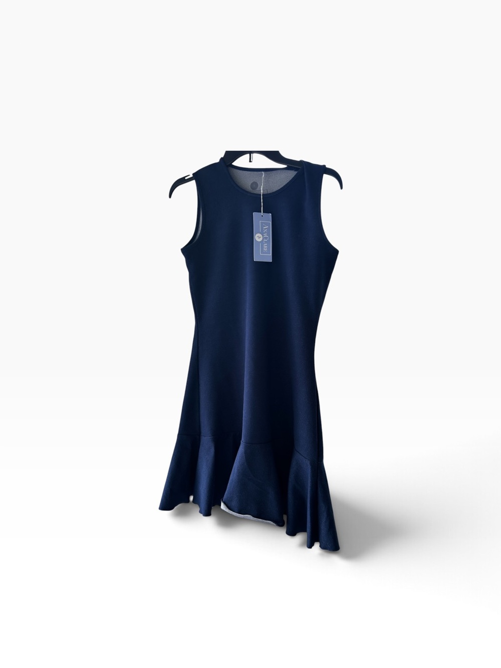 AnaClaire Blue Flounce Dress NWT Small